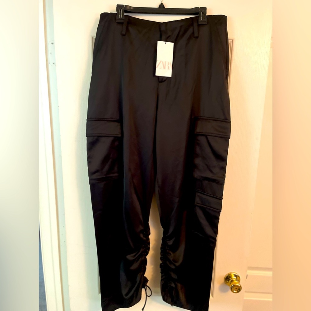Zara Black Cargo Pants